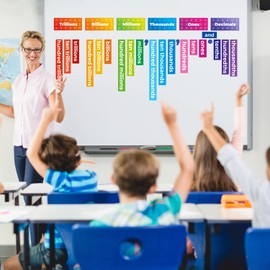 Juego de 29 piezas de manipular de valor local, imanes de valor local, base magnética, 10, manipuladores matemáticos magnéticos, base diez manipuladores – Simply Magic