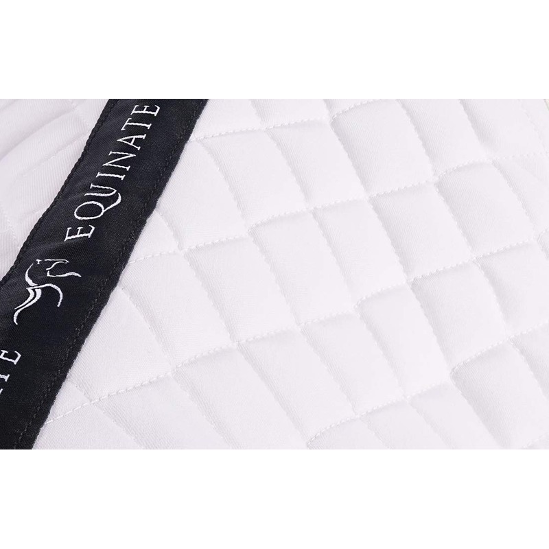 Equinate Sidney Padded Saddle Pad with Synthetic Lambskin Horse Pony