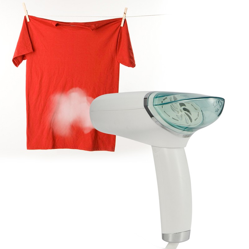 1000W Electric Steamers Folding Portable Household Garment Clothes Steamers White