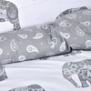 Sleepdown Reversible Bedding Set, Soft, Easy-Care Duvet Cover with Matching
