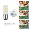 X-Molin 2-Pack Sewing Machine Light Bulb Double Contact Warm White