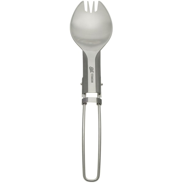 Esbit titanium cutlery folding fork/spoon