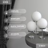 CANDWAX Set of 3 Round Candles Ball 3 inch -