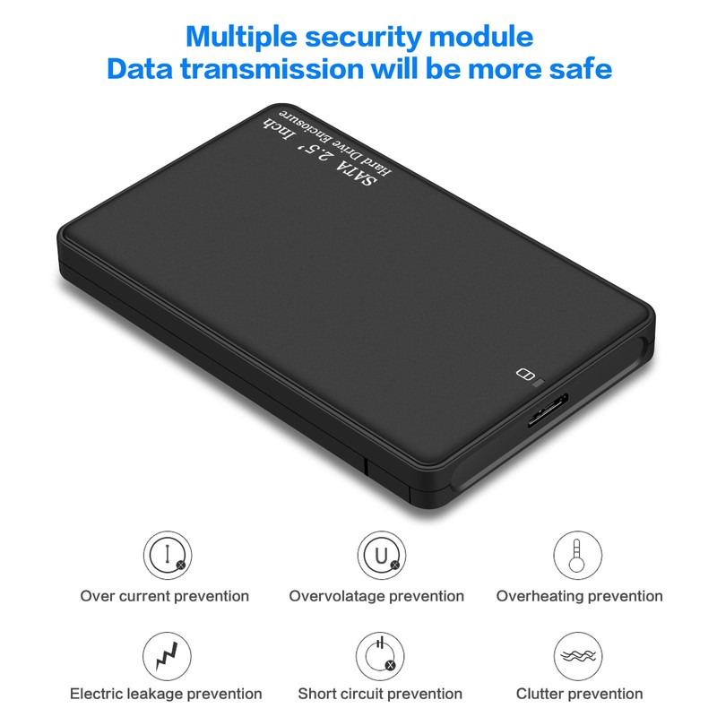 KUNOVA (TM) Tool Free Screw-Less UASP USB 3.0 2.5-inch External