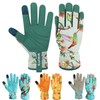 SLARMOR Leather-Gardening-Gloves for Women - Thorn-Proof Work-Gloves with Touch Screen