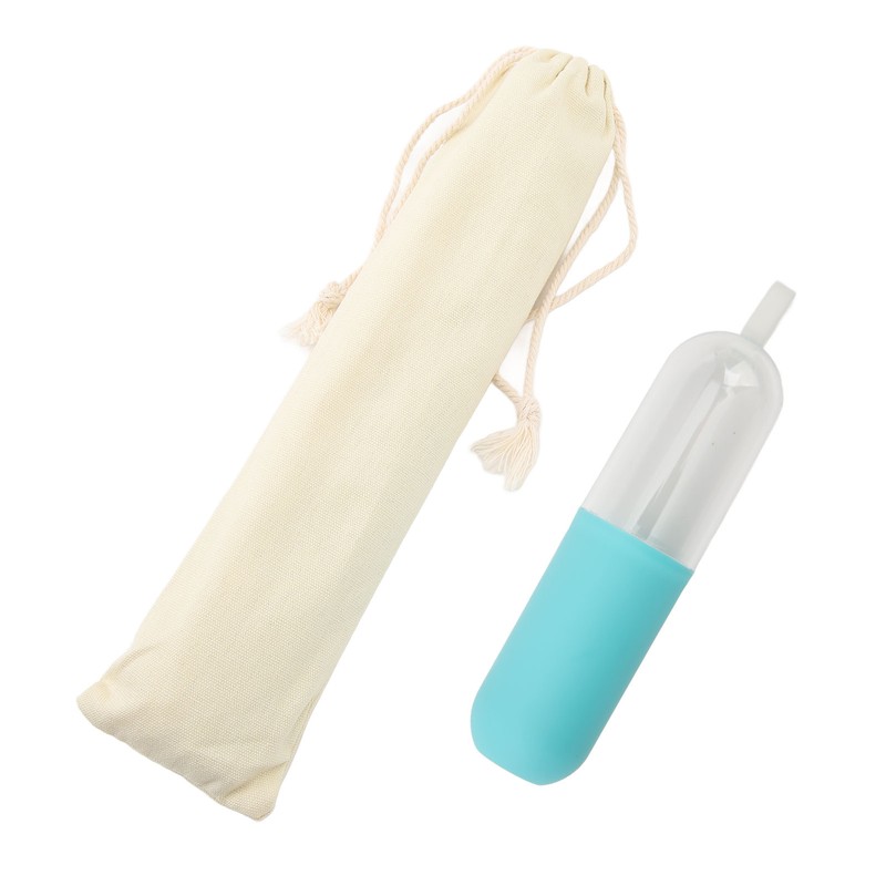 6PCS Openable Straws Silicone 9.8in Snap Washable Reusable Easy to