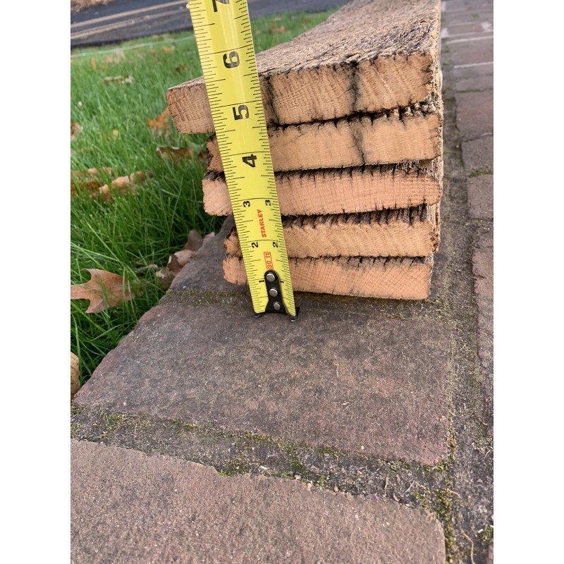 24" Reclaimed Rustic Fence Boards 5 Planks Weathered Barn Wood