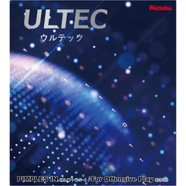 Nittaku NR8593 Table Tennis, Rubber, Ultech Back, Soft, Black (71), Medium, Made in Japan