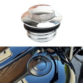 Motorcycle Fuel Oil Gas Tank Cover Press Fuel Tank Pop-Up Gas Cap For Harley Sportster 1200 883 XL 72 Dyna Super Glide CVO Silver