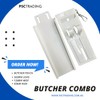 Butcher Knife Scabbard With Sharpening Steel Holder And Meat Hook