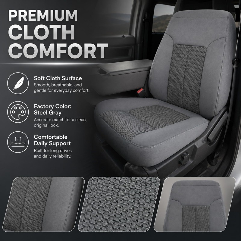 NLQR Front Driver & Passenger Bottom & Top Lean Back
