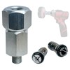 M9 Threaded Collet Adapter for Milwaukee M12 Polishers or Sanders,
