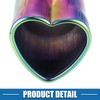 A ABSOPRO Car Exhaust Tip Pipe Heart Shape 2.5 Inch
