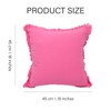 Betadistor 2-Pack Cotton Comfortable Solid Decorative Throw Pillow Case Square