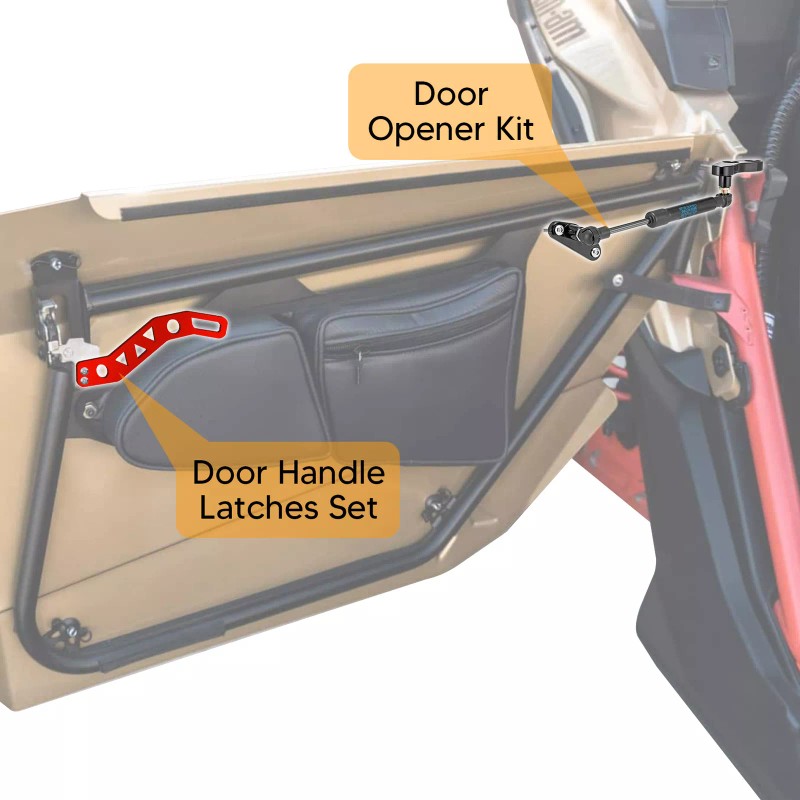DYSO Left & Right Door Latches Handle For 2017-UP Can