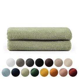 Blumtal Towel Set, 2 Hand Towels 50 x 100 cm, Soft and Absorbent, 100% Cotton, Oeko-Tex 100 Certified, Pastel Green
