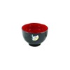 Masawa 73580 Miyako Soup Bowl, Black, Moon Rabbit