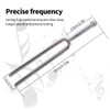 KEQAR 2 x Tuning Forks (A440Hz) Stainless Steel for Standard