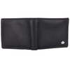 Manza Men's Wallet Genuine Leather Wallet RFID Protection Zip Compartment