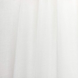 EXCLUSIVE HOME Hawkins Sheer Bronze Ring Top Curtain Panels, 54"x84", Natural, Set of 2