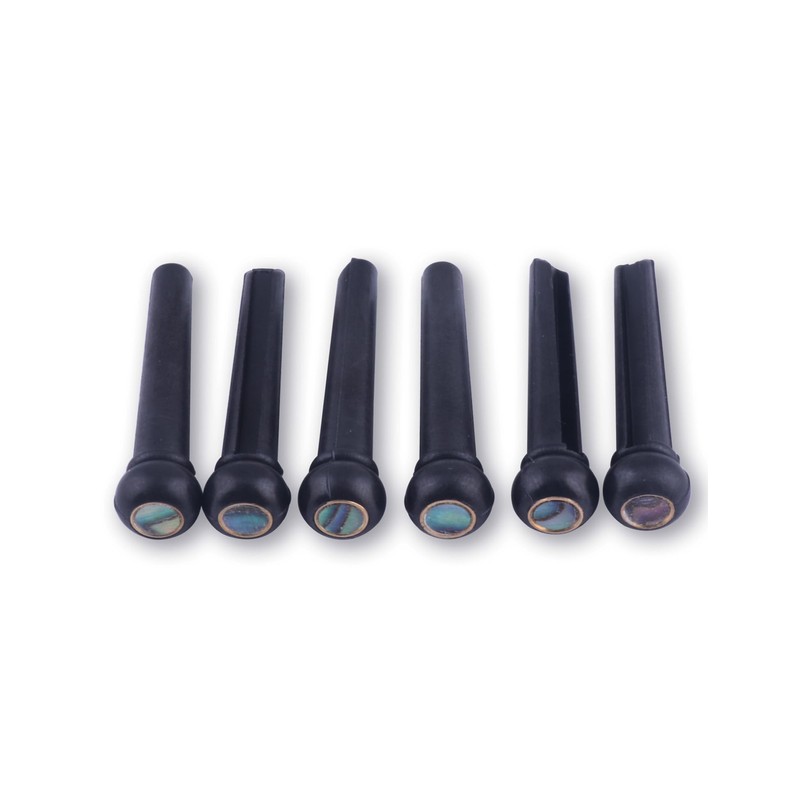 Metallor Bone Guitar Bridge Pins String Pegs End Pins for