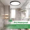15.8 Inch Dimmable LED Flush Mount Ceiling Light, 32W, 3480LM,