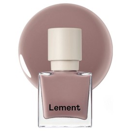 Lement Color Nail Polish, 64 Bunny Brown, 9.5ml, 1 Piece / 르멘트 컬러 네일 매니큐어, 64 버니 브라운, 9.5ml, 1개