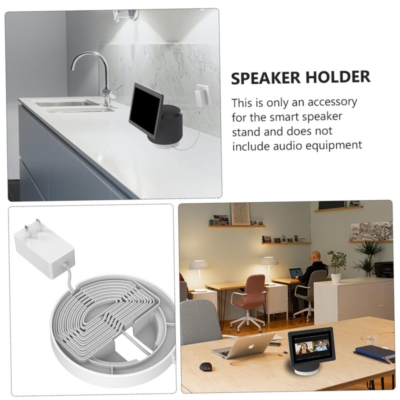 KONTONTY Desktop Speaker Holder for Compact Bracket Stand Practical Speaker