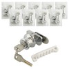 Locker Key Set (10 Pcs) for Lockers, Saunas, Changing Rooms Bathroom