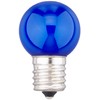 Ohm Electric LED Mini Ball Bulb (Decoration/1.2W/3lm/Blue/G30/E17)