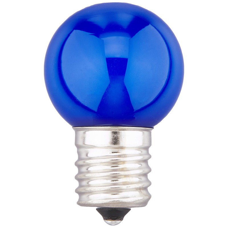 Ohm Electric LED Mini Ball Bulb (Decoration/1.2W/3lm/Blue/G30/E17)