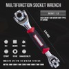 Lichamp 48-in-1 Socket Wrench, Flexible Multi Functional Dog Bone with