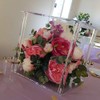 Simprefine 2 Pcs 10 Inches Acrylic Crystal Centerpieces for Wedding