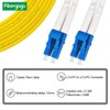 Fibergaga 5m(16ft) OS2 LC to LC Fiber Patch Cable Duplex