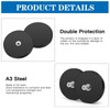 Wukong Rubberised Magnets Diameter 43 mm, Pack of 2 Strong