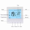 Smart Tuya WiFi Thermostat 3A Digital Programmable LCD Display Underfloor