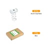 sourcing map Strut Spring Channel Nut Regular, 30Pcs M8x34.5 Carbon