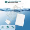 Buruis Dish Drying Rack for Kitchen Countertop, Large Capacity Gold