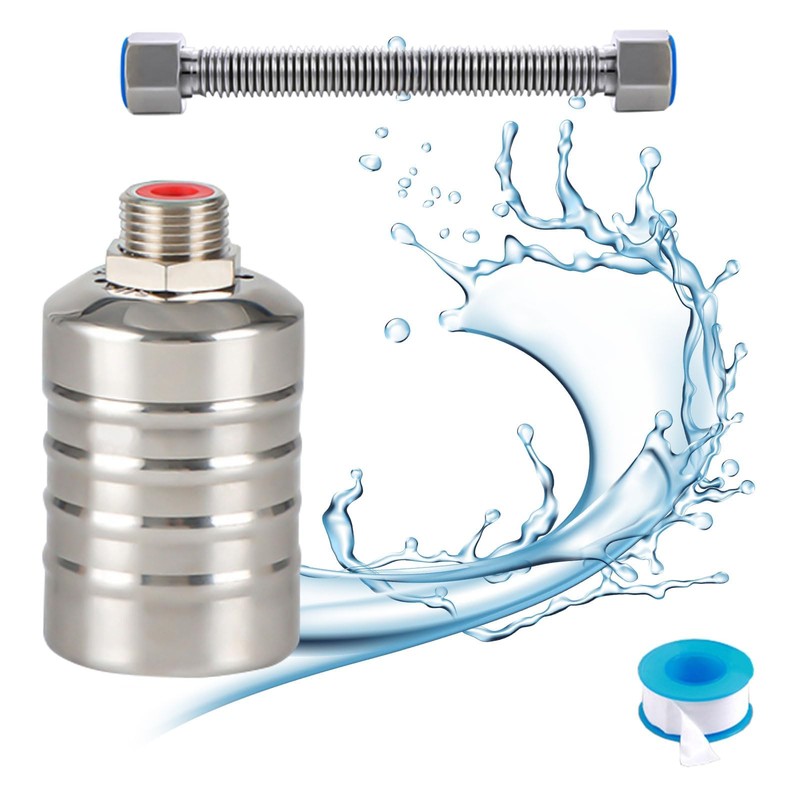 Float Valve for Water Tank Pool 1/2 Inch Automatic Water