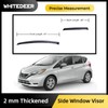 WhiteDeer ZH Durable Window Deflectors Rain Guards for Nissan Versa