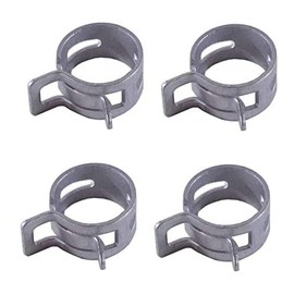 cyclingcolors 4 x Hose Clamp Spring Petrol Hose Clamp Hose Clamps Car Motorcycle Moped Scooter Lawn Mower Tractor (Diameter 13 mm - 15 mm)