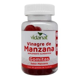 Gomitas Vinagre De Manzana 60 Gomitas Vidanat                                                                                                         