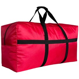 HaoHakka Extra Large Duffle Bag for Travel, Big Foldable Storage Bag - Red