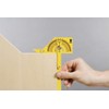 kwb Angle Gauge (Plastic, 155 mm Long), Yellow, Two Arm