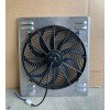 DILLON RADIATOR Aluminum Shroud w/ 16" electric black fan fits1947-54