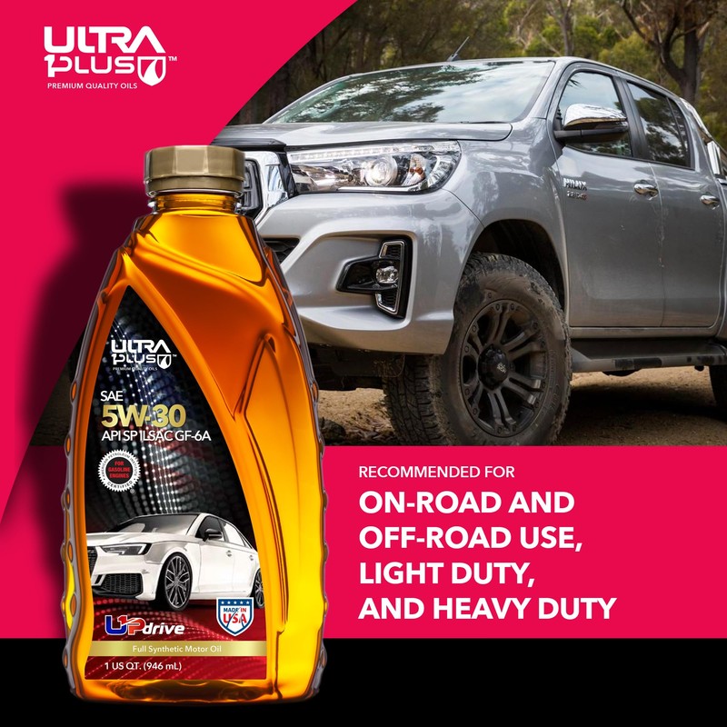 Ultra1Plus SAE 5W-30 Full Synthetic Motor Oil API SP ILSAC