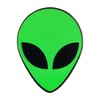 Pinsanity Green Alien Head Enamel Lapel Pin