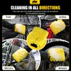 MIKKUPPA Car Wash Mitt Microfiber - Double-Sided Chenille Scratch Free