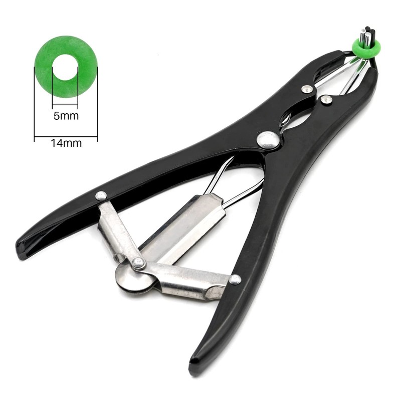 MUYIRTED Pig Castration Pliers Clamp Elastrator Castration Band (1 Animal