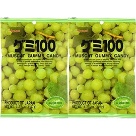 Kasugai Muscat Gummy Candy, 3.77-ounce (Pack of 2)